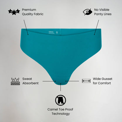 Invisible Camel Toe Thong High Rise